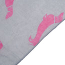 Sausage Dachshund Dog Animal Ladies Scarf Shawl Soft Feel 180 x 90cm White B3X8