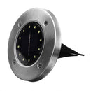 Solar Powered 12 LED Buried Light Under Ground Lamp Outdoor Path Garden Decor