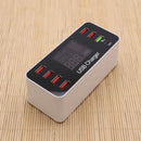 40W QC Smart Desktop Fast Charging Station Charger 7 USB Port Charger For Travel