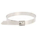 10X Stainless Steel Marine Grade Metal Cable Ties Zip Exhaust Wrap Straps H4O7