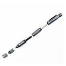 IPRee Multi-function 6 In 1 Tactical Pen Steel Alloy Head Compass Whistle Fire Stick Gel Pen Blade Outdoor Camping Portable Survival Tool