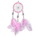 Mini Dream Catcher Circular Net With feathers Wall Hanging Decoration Ornam