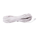 Flexible RJ11 6P2C Telephone Extension Cable 19M White S6Y3