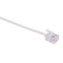 Flexible RJ11 6P2C Telephone Extension Cable 19M White S6Y3