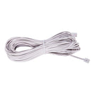 Flexible RJ11 6P2C Telephone Extension Cable 19M White S6Y3