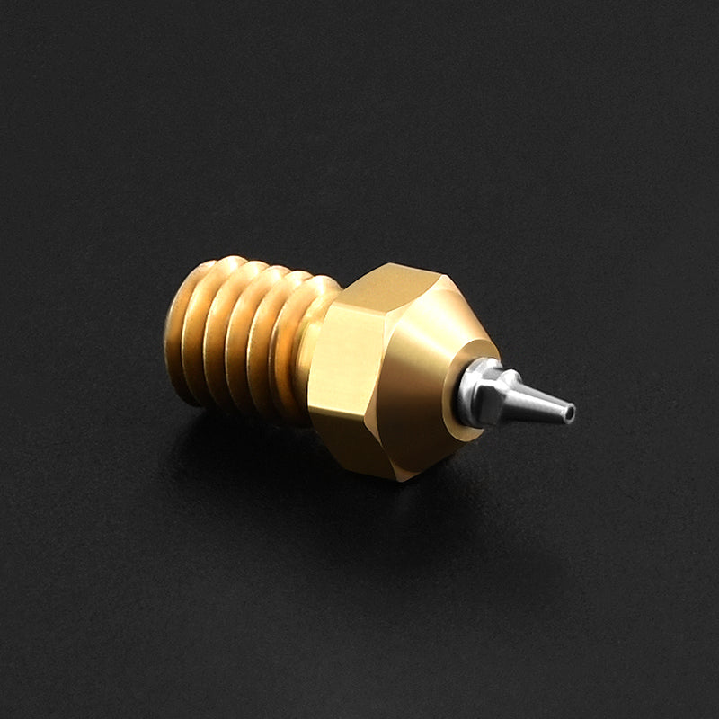 TWO TREES M6 Thread Brass Nozzle Adapter Set 0.2/0.3/0.4/0.5mm Tip 1.75mm filament for 3D Printer