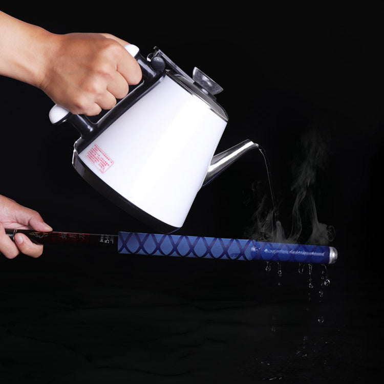 ZANLURE 1M Heat Shrinkable Non-slip Anti-static Fishing Rod Handle Cover Fishing Rods Tools- Blue 20/22/25/28mm