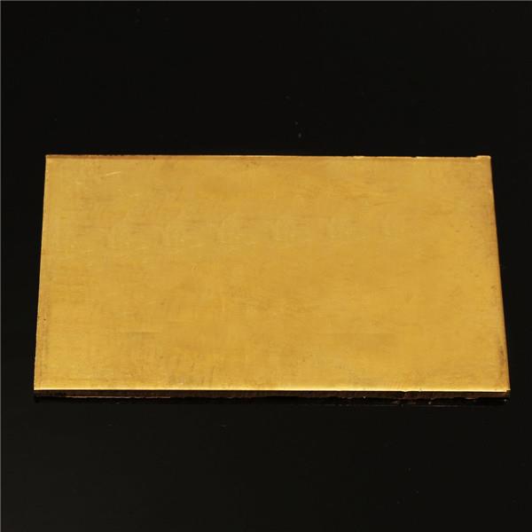 3mmx60mmx100mm Brass Sheet Plate Industry DIY Experiment Sheet