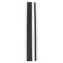 5 Pair 40 Pin 2.54mm Male Female SIL Socket Row Strip PCB Connector