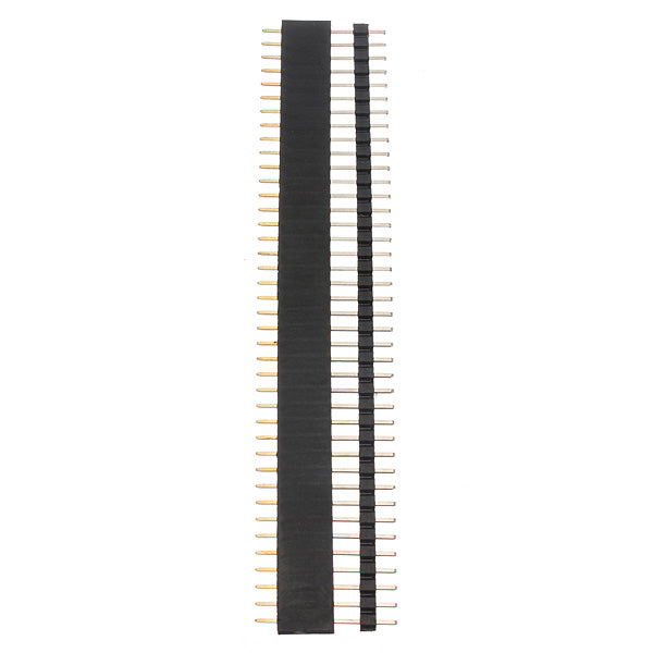 5 Pair 40 Pin 2.54mm Male Female SIL Socket Row Strip PCB Connector