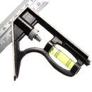 Adjustable 300mm Engineer Combination Try Square Set Right Angle Guide