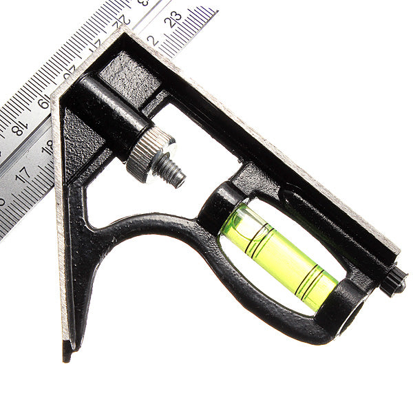 Adjustable 300mm Engineer Combination Try Square Set Right Angle Guide