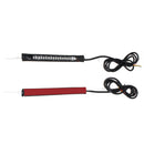 Pair 12V LED Motorcycle Turn Signal Decoration Lights For 39mm-41mm Fork Amber & Red