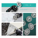 Drillpro 41Pcs Cutting Wheel Set for Rotary Tool 6Pcs HSS Circular Saw Blades 20Pcs Resin Cutting Discs 10Pcs Diamond Cutting Wheels with 5Pcs Mandrels