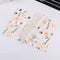 100pcs Kinds of Printed Greaseproof Baking Wax Weigh Paper Sandwich Hamburger Wrapping