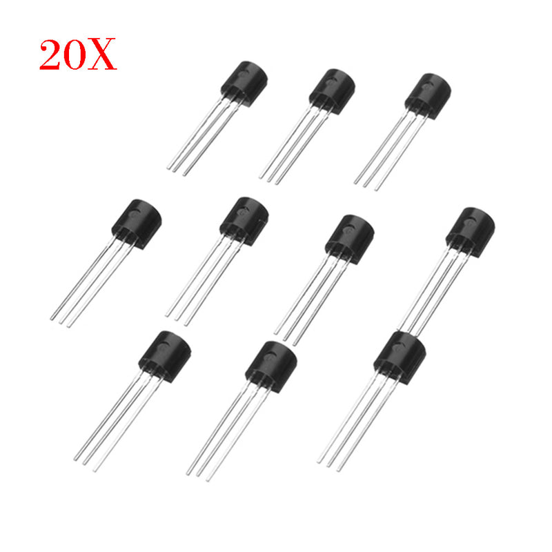 200Pcs TO-92 Triode Transistor BC547 BC557 NPN PBP Low Power Transistors