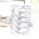 Pan Pot Lid Rack Stand Wall Mounted Cutting Board Holder Kitchen Storage Tool
