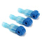 Excellway 100PCS Blue Quick Splice Wire Terminals&Male Spade Connector 2.5-4.0mm 16-14AWG