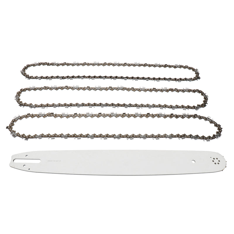 20 Inch Chainsaw Bar with 3pcs Chains Set for HUSQVARNA Chain Saw Replacement