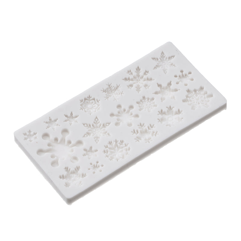 Christmas Snowflake Silicone Mold DIY Baking Fondant Cake Chocolate Decorations