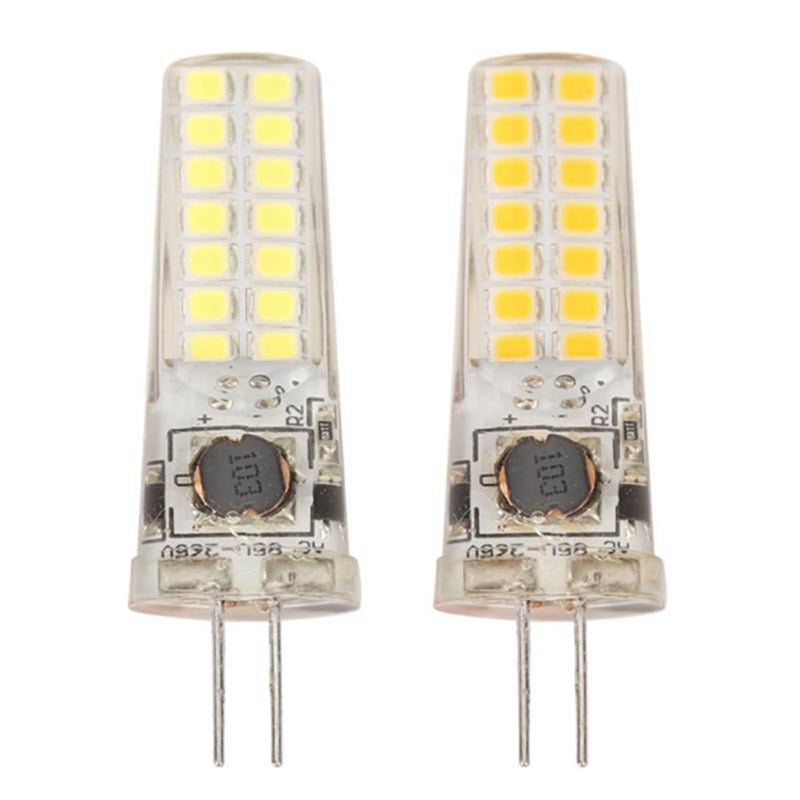 AC85-265V G4 5W 28 SMD 2835 No Strobe Silica gel LED Corn Light Bulb Ceiling Lamp Indoor Home Decor