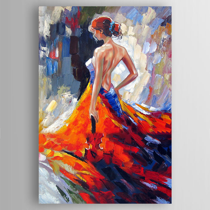 Hand Painted Oil Paintings Famous Modern Stretched Canvas Wall Art For Home Decoration Paintings