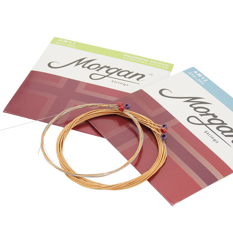6pcs Morgan AM11/AM12 Coated Acoustic Guitar String