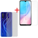 Bakeey Anti-Explosion Tempered Glass Screen Protector+3D Soft Carbon Fiber Back Cover Protector For Xiaomi Mi A3 / Xiaomi Mi CC9e