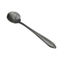 KCASA KC-FS01 Black Stainless Steel Flower Shape Coffee Sugar Spoon Tea Spoon Ice Cream Tableware