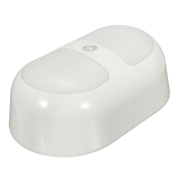 LED Night Light Human Motion Induction Sensor Control Lamp Battery For Bedroom Bathroom