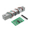 5pcs HX711 24bit AD Module + 1kg Aluminum Alloy Scale Weighing Sensor Load Cell Kit For