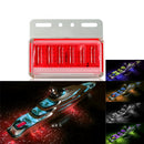 CNSUNNYLIGHT 24V 6D Trunk LED Side Marker Lights Warning Signal Fog Parking Lamp for Trailer Lorry