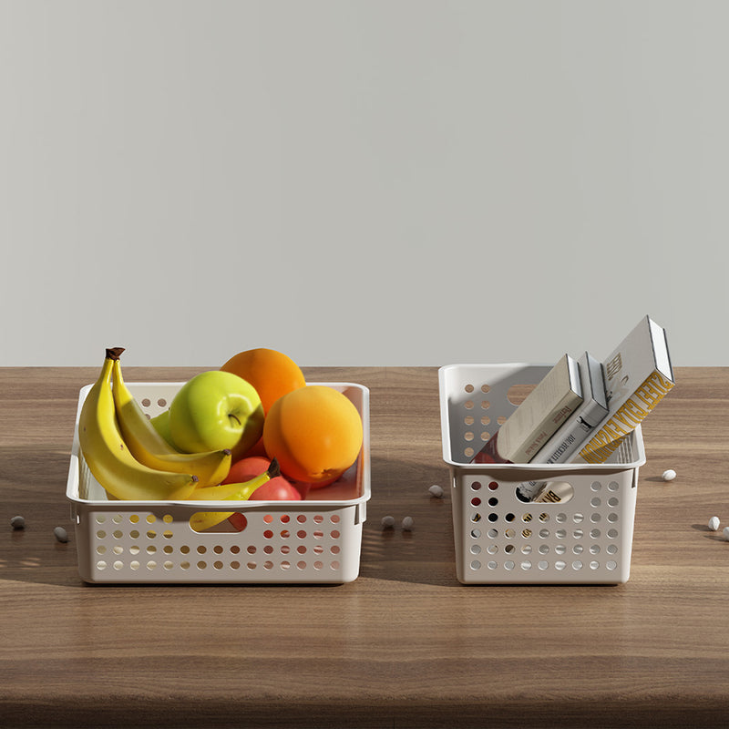 QUANGE SN050101 2PCS Home Storage Baskets Desktop Storage Box High Quality Storage Organizer Plastic Basket From Xiaomi Youpin