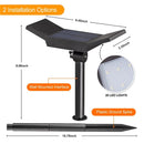 ARILUX 20 LED White Light Sensor Solar Light Outdoor Waterproof Stake Light