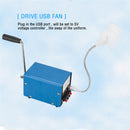 IPRee Outdoor 20W Manual Hand Crank Generator DIY USB Electric Dynamo Power Emergency Phone Charger