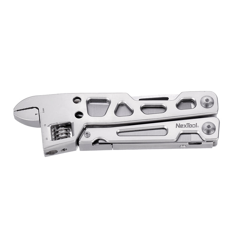 [Upgraded Version] NEXTOOL 10 IN 1 DIY Multitool Wrench Pliers Tool Foldable EDC Ruler with Bits For Survival From Xiaomi Youpin