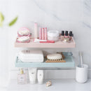 Plastic Suction Cup Bathroom Kitchen Storage Shower Shelf Holder Rack Organizer
