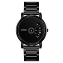 SKMEI 1260 Creative Watch Luxury Male Stainless Steel Strap Quartz Business Wrist Watch