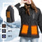 Man Woman Electronic USB Heated Jacket Intelligent Heating Hooded Work Motorcycle Skiing Riding Coat
