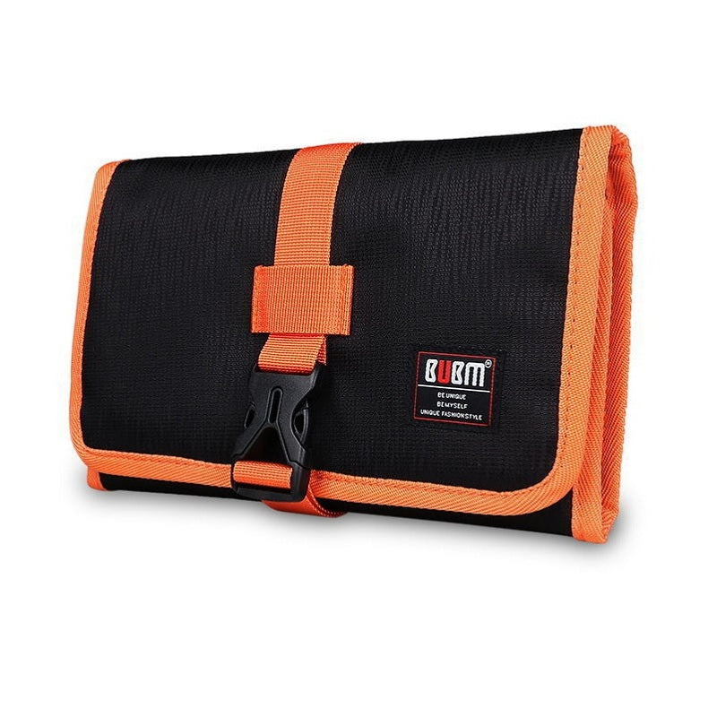 BUBM RDP Folded Travel Organizer Earphones Cable Storage Bag Wash Bag Electronics Accessories Case