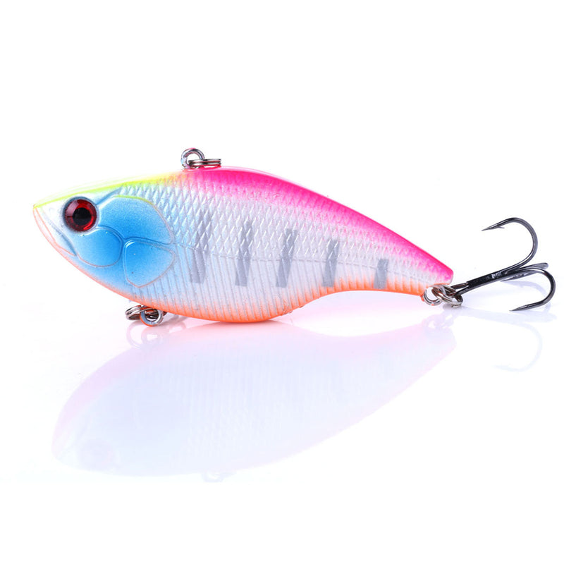 ZANLURE 10pcs/set 7.5cm 18g Plastic Jigs Wobblers Baits VIB Fishing Lure Artificial Hard Baits