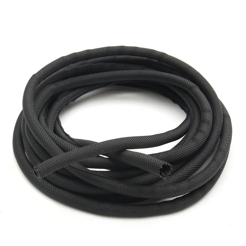 3.25m Flame Retardant Anti-corrosion Self Wrap Braided PET Wire Nylon Sleeve