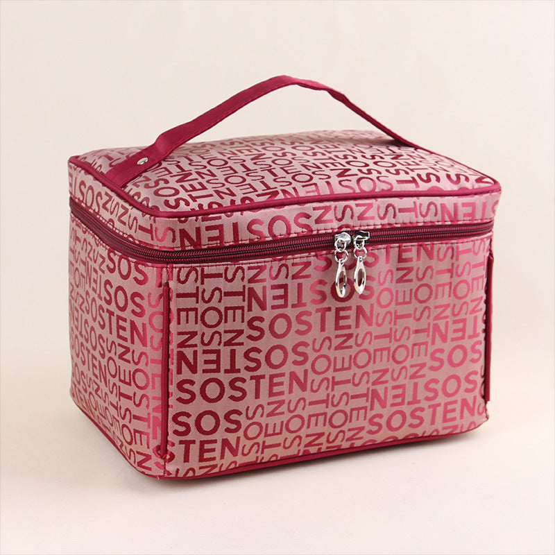 Kcasa KC-MB01 Women Cosmetic Bag Large Capacity Storage Handbag Travel Toiletry Bags Makeup Box