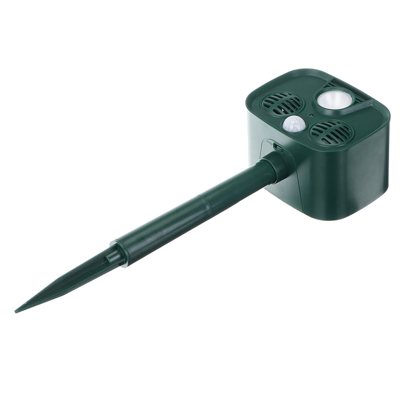 Solar Powered Ultrasonic Sonic Mouse Pest Rodent Animal Repeller PIR Outdoor Yard