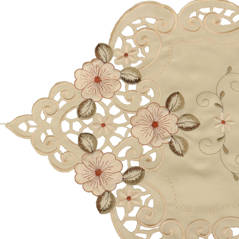 Four Sizes Classical Embroidery Flower Table Runnr Desk Mat Wedding Party Home Decor