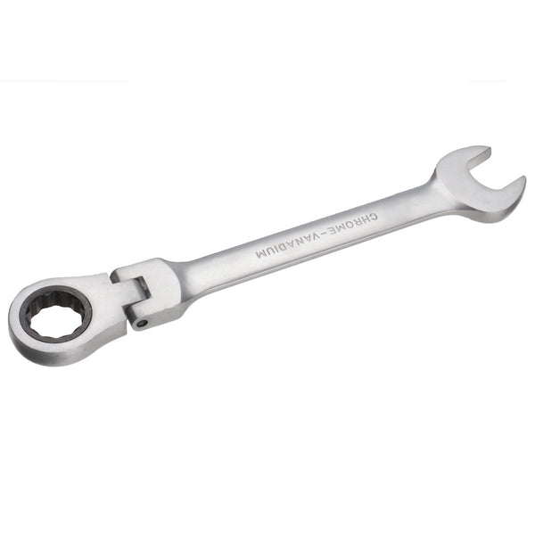 27 mm CR-V Steel Flexible Head Ratchet Wrench Metric Spanner Open End & Ring Wrenches Tool