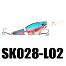SeaKnight SK028 1PC 13.5g 70mm Fishing Lure Crankbaits 2 Sections 3D Eyes Hard Fishing Baits