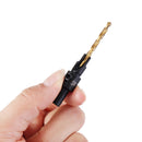 Round Shank Chamfer Drill Bit Set Quick Change Woodworking Countersink Drill Bit Reamer