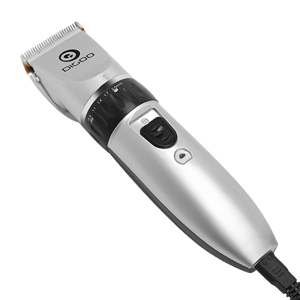 Digoo BB-T1 USB Ceramic R-Blade Hair Trimmer Rechargeable Hair Clipper 4X Extra Limiting Comb