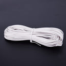 1pcs 10m RJ11 Telephone Connector Extension Cable White N7Y5